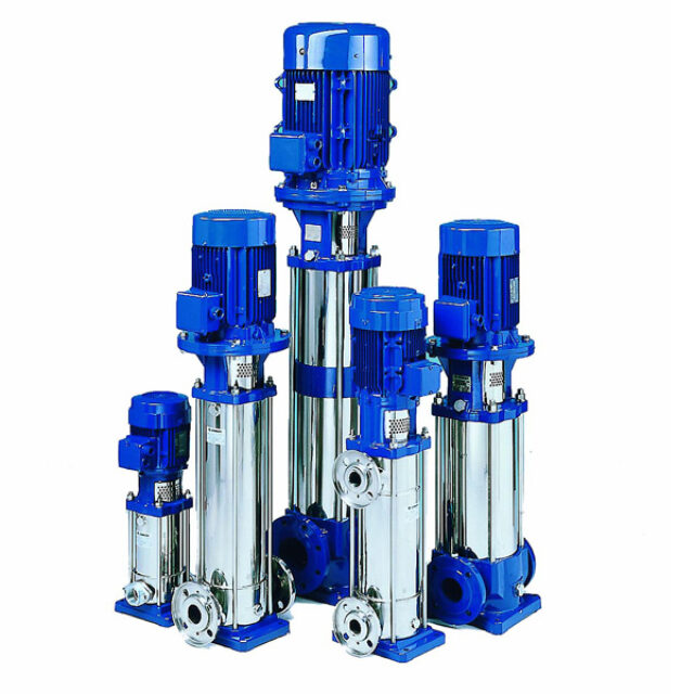 خرید پمپ عمودی طبقاتی (قیمت انواع پمپ طبقاتی) 5 stainless steel vertical pump