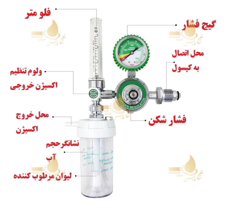 فلومتر کپسول اکسیژن