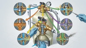نحوه بک واش سختی گیر رزینی 11 water-softener-control-valve-settings